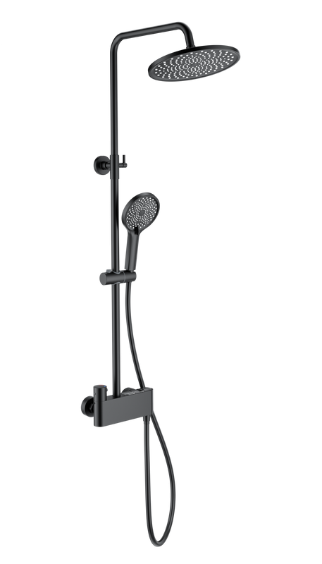 Душевая стойка Wonzon & Woghand WW-B3110-MB матовая черная