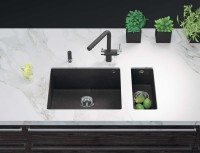 Дополнительная мойка Omoikiri Bosen 20-U-BL черная