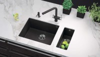 Дополнительная мойка Omoikiri Bosen 20-U-BL черная