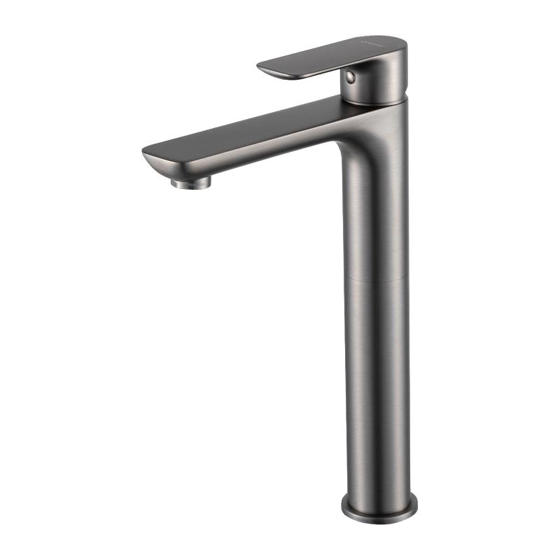 Смеситель для раковины Gappo G48-9 G1048-92 оружейная сталь