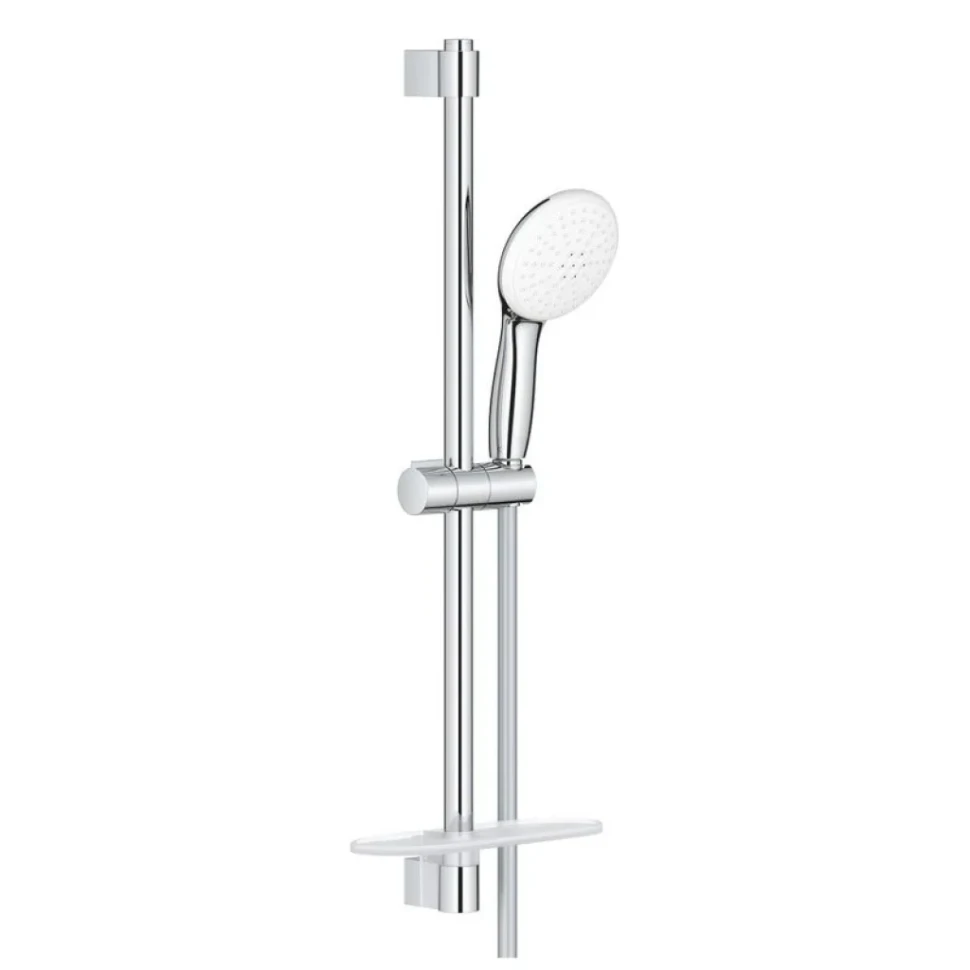 Душевой гарнитур GROHE Tempesta 110 со штангой 60 см и полочкой, хром (26638003)