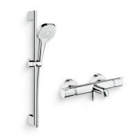 Душевой комплект Термостат Hansgrohe Ecostat Comfort 13114000 для ванны с душем, хром + Гарнитур Croma Select E Vario 26582400