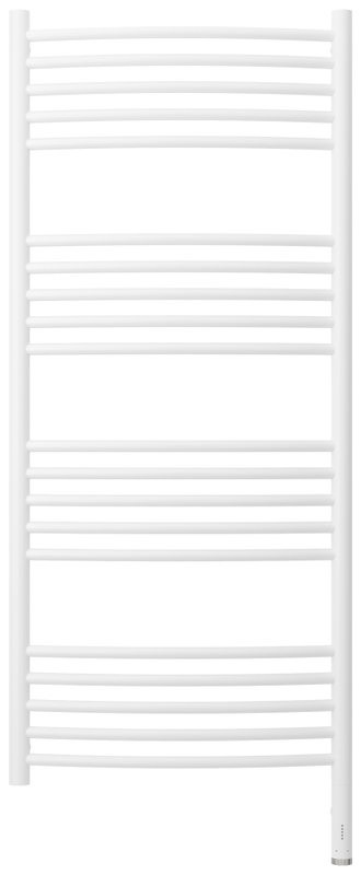 Полотенцесушитель электрический Сунержа Богема 3.1 30-6003-1250 130x55 см, подключение справа, матовый белый, лесенка
