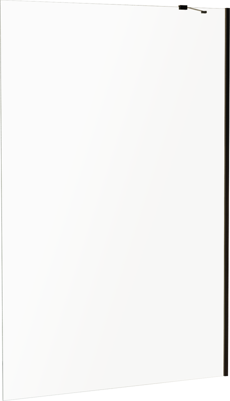 Душевая перегородка RGW Walk In WA-110B 140x195 см, профиль матовый черный, стекло прозрачное