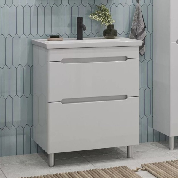 Тумба под раковину SanStar Адель 70 напольная, белая