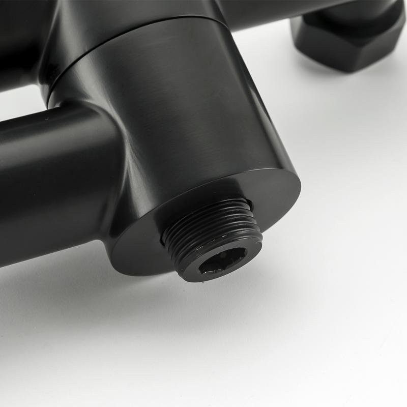 Смеситель с длинным изливом для ванны Frap H801-6 F32801-6 черный