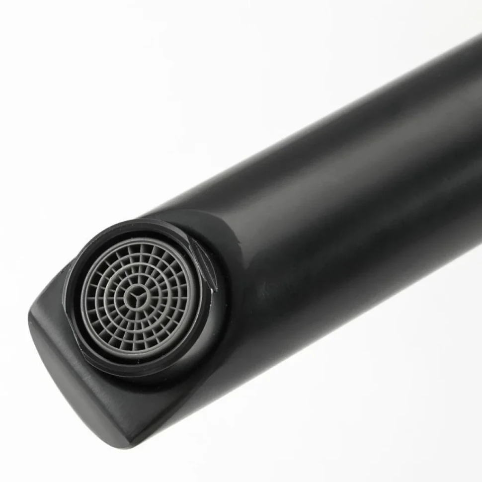 Смеситель с длинным изливом для ванны Frap H801-6 F32801-6 черный