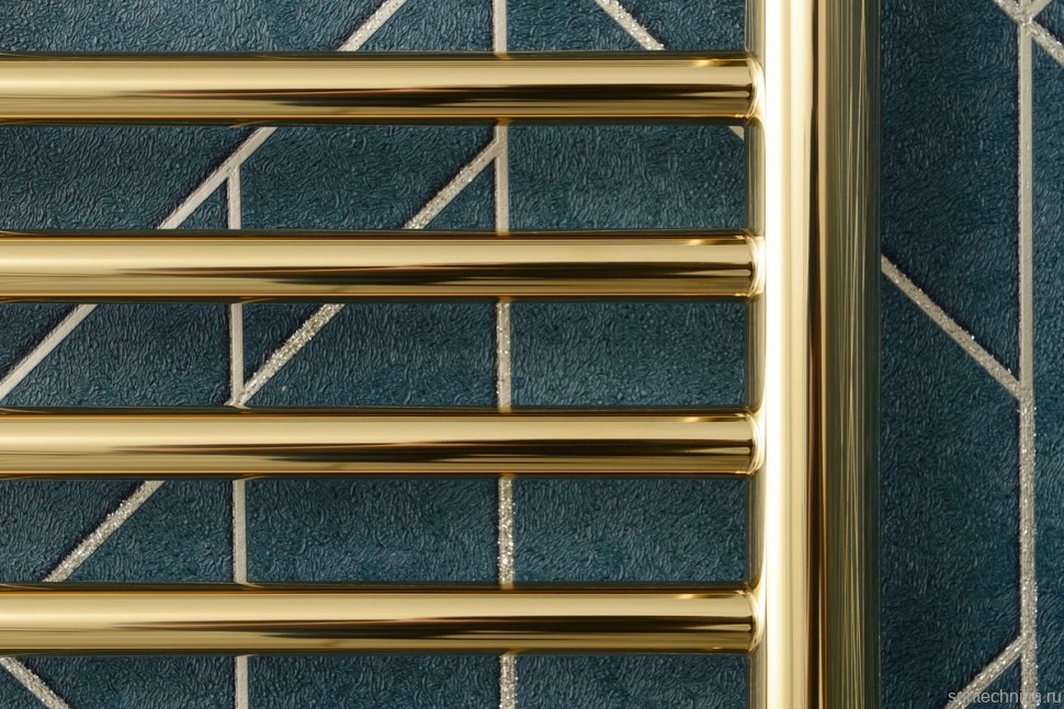 Полотенцесушитель электрический Сунержа Богема 3.1 020-6007-6040 70x45 см, подключение справа, шампань, лесенка, с полкой