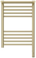 Полотенцесушитель электрический Сунержа Богема 3.1 020-6007-6040 70x45 см, подключение справа, шампань, лесенка, с полкой