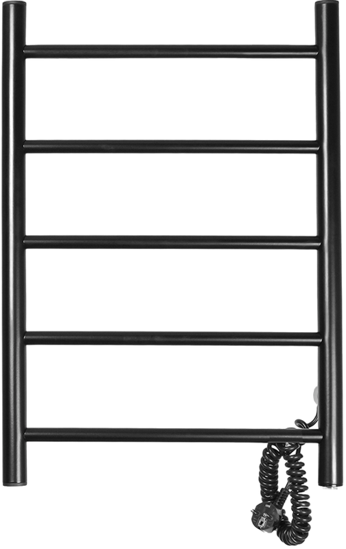 Полотенцесушитель электрический Domoterm Аврора DMT 109-5 50x71, черный, R