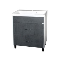 Тумба с раковиной Mixline Сура 70 графит Тумба с раковиной Mixline Сура 70 графит