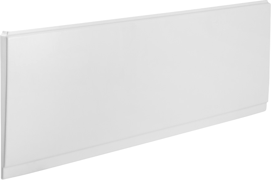 Акриловая ванна Cezares Eco ECO-175-75-41-W37 175x75 см, пристенная, белая, с каркасом, с экраном