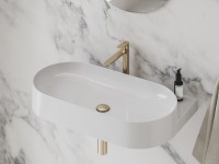 Смеситель для раковины Ravak Eleganta EL 014.60RGB брашированное розовое золото