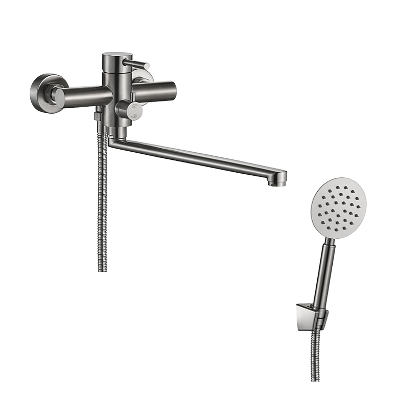 Смеситель с длинным изливом для ванны Olive'S Akero AK11221 хром