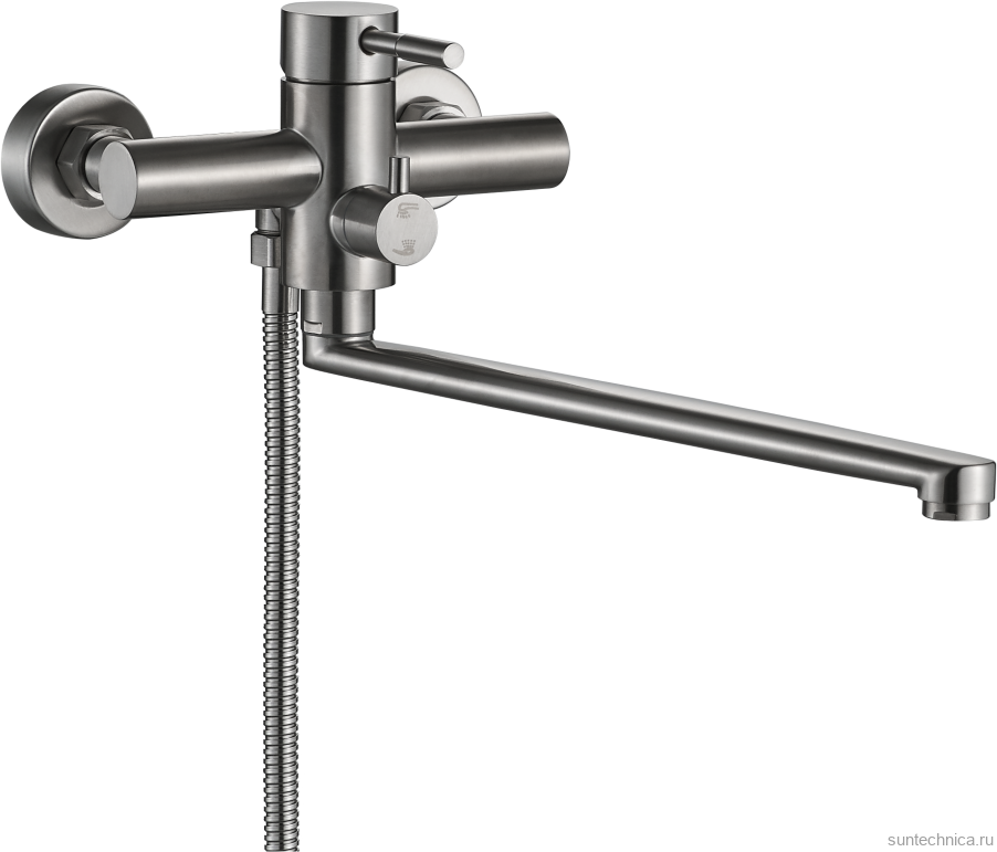 Смеситель с длинным изливом для ванны Olive'S Akero AK11221 хром