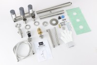 Душевой комплект Abber Perfekte 316 AF8A50BST С ВНУТРЕННЕЙ ЧАСТЬЮ, брашированная сталь