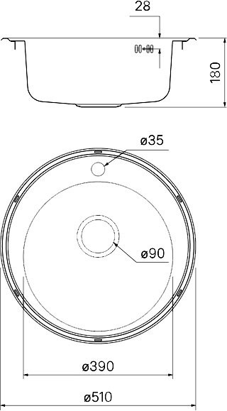 Мойка кухонная IDDIS Basic BAS51P0i77