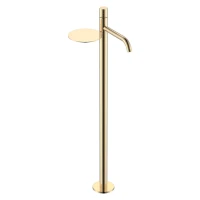 Напольный смеситель для раковины Boheme Stick 120-GG gold diamond Напольный смеситель для раковины Boheme Stick 120-GG gold diamond