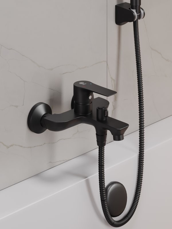 Комплект для ванной Orange Aristo Aristo M19-311b матовый черный