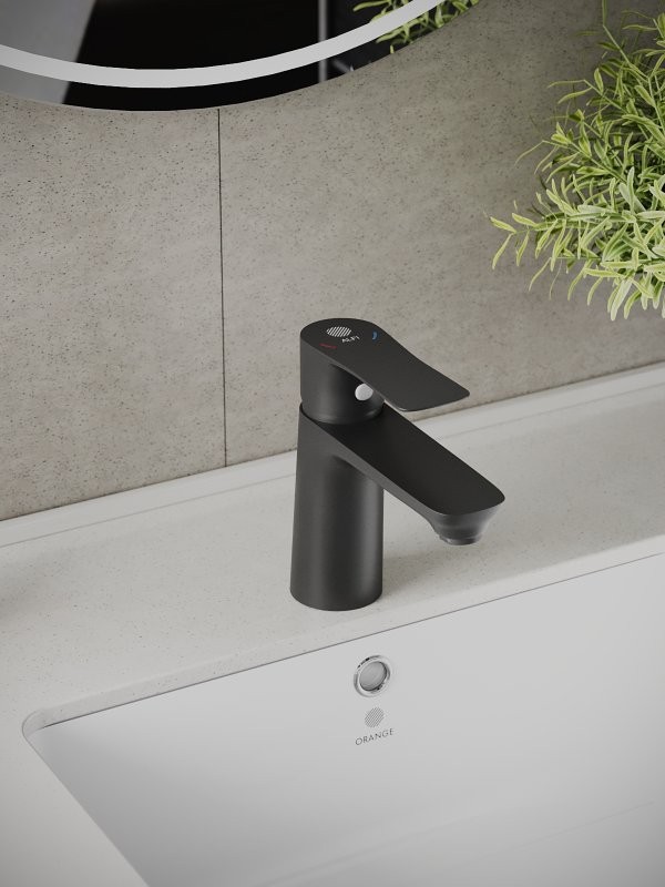 Комплект для ванной Orange Aristo Aristo M19-311b матовый черный