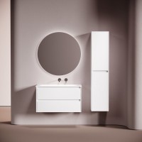 Мебель для ванной комнаты Sancos Libra 90 подвесная, белый, раковина СN7019wx