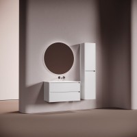 Мебель для ванной комнаты Sancos Libra 90 подвесная, белый, раковина СN7019wx