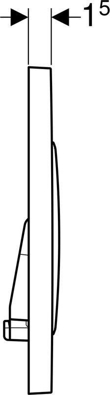 Кнопка смыва для унитаза Geberit пластик