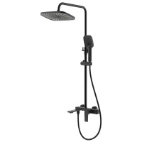 Душевая стойка AZARIO Arida AZ-K2354B черный матовый