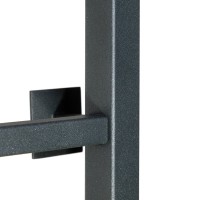 Полотенцесушитель электрический Comfysan Verona-K EC-8 100x55 см, подключение справа, слева, скрытое подключение справа, оружейная сталь, лесенка, из стали