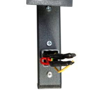 Полотенцесушитель электрический Comfysan Verona-K EC-8 100x55 см, подключение справа, слева, скрытое подключение справа, оружейная сталь, лесенка, из стали