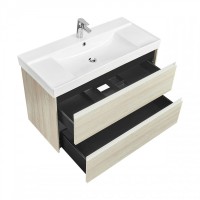 Тумба под раковину без столешницы Roca Ona 100 подвесная, светлый дуб