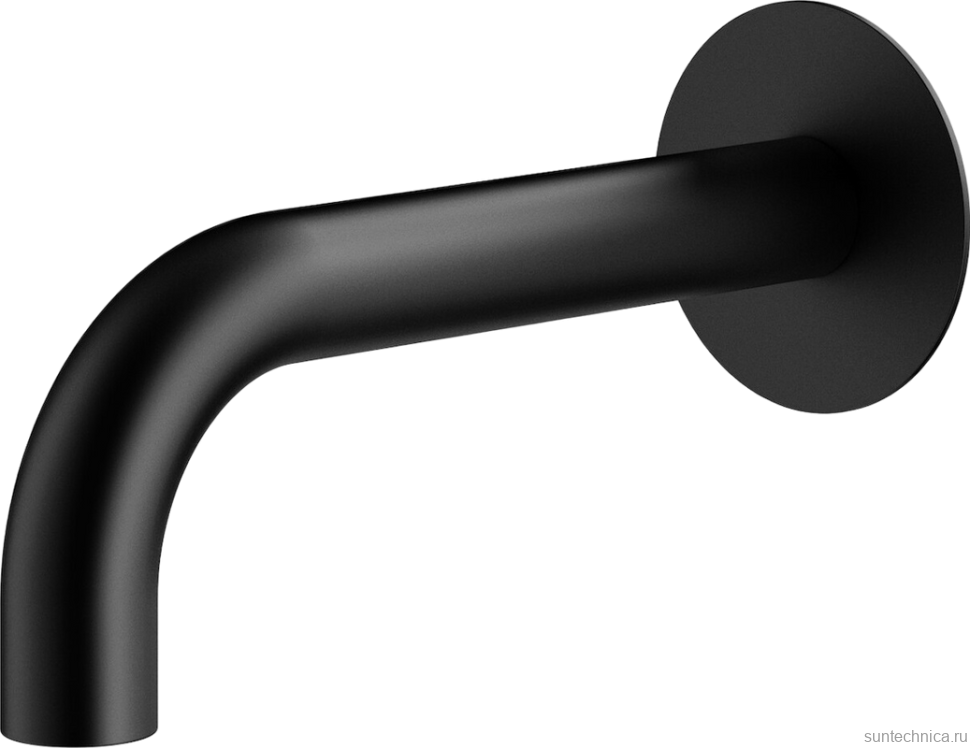 Излив Plumberia Selection Ixo SPT0258NO для ванны, матовый черный