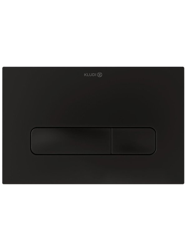 Кнопка смыва для унитаза Kludi Unifix 30PP0139 пластик, цвет матовый черный