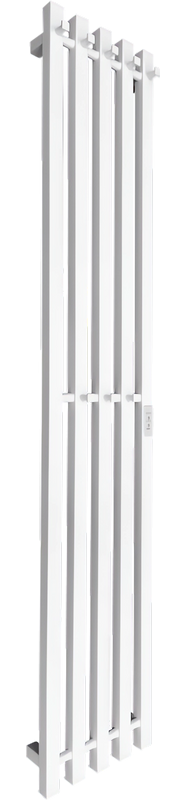 Полотенцесушитель электрический Маргроид Inaro профильный R 150х24, с крючками, белый матовый