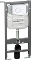 Система инсталляции для унитазов Ceramicanova Envision Round CN1001W кнопка белая