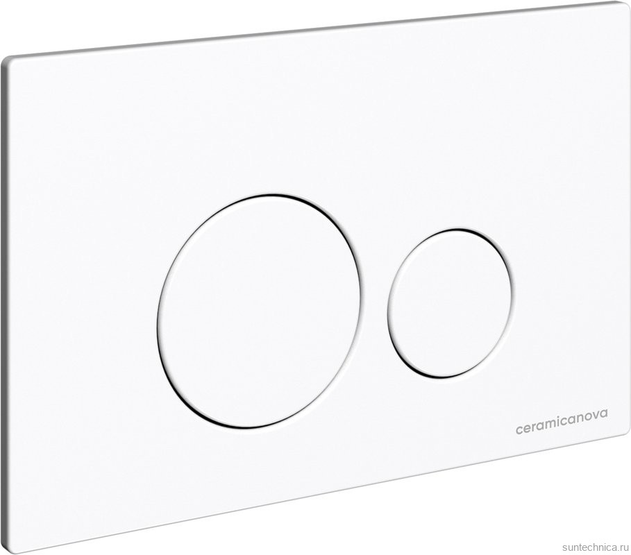 Система инсталляции для унитазов Ceramicanova Envision Round CN1001W кнопка белая