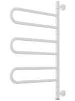 Полотенцесушитель электрический Сунержа Парео 4.0 30-0823-0773 75x50 см, скрытое подключение, матовый белый, E-образный
