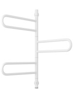 Полотенцесушитель электрический Сунержа Парео 4.0 30-0823-0773 75x50 см, скрытое подключение, матовый белый, E-образный