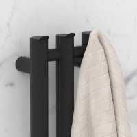 Полотенцесушитель электрический Сунержа Терция 4.0 15-0884-1506 150x15 см, подключение слева, скрытое подключение слева, темный титан муар, I-образный