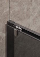 Душевая дверь Timo TD-120/03GR-6, раздвижная 1950*1200, стекло графит 6 мм