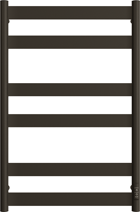 Полотенцесушитель электрический Двин Y neo 80х50, черный матовый
