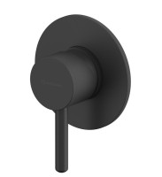 Встраиваемый смеситель для душа и ванны WHITECROSS Y Y1245BL С ВНУТРЕННЕЙ ЧАСТЬЮ, черный матовый