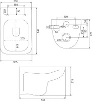 Унитаз подвесной IDDIS Vibe VIBRDSEI25
