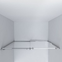 Душевая дверь в нишу Vincea Como VPS-1C120CL 120 см, хром, стекло прозрачное