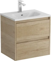 Тумба с раковиной BelBagno Kraft 39 50 rovere nebrasca nature, раковина BB-8099-3-50
