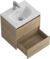 Тумба с раковиной BelBagno Kraft 39 50 rovere nebrasca nature, раковина BB-8099-3-50