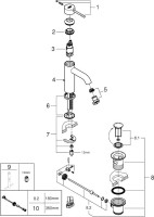 Смеситель для раковины Grohe Essence New 23589001