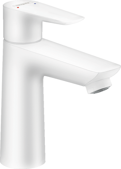 Смеситель для раковины Hansgrohe Talis 110 71710700 с донным клапаном, матовый белый