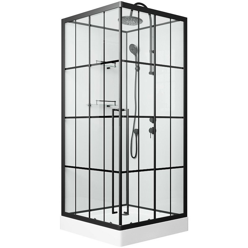 Душевая кабина Niagara Standart ST100/15QR/KL/BKT 100x100, R