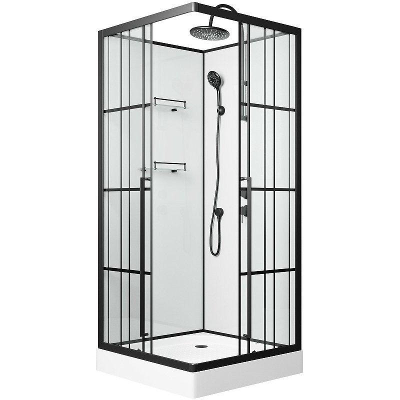 Душевая кабина Niagara Standart ST100/15QR/KL/BKT 100x100, R